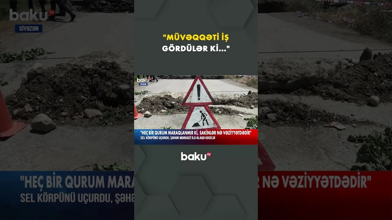 Siyəzənlilər dilə gəldi... - Baku TV