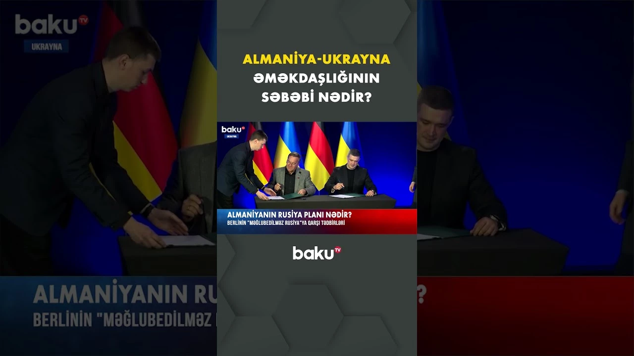 Ukrayna dəstəyi fonunda Almaniyanın Rusiya strategiyası müzakirə olunur - Baku TV