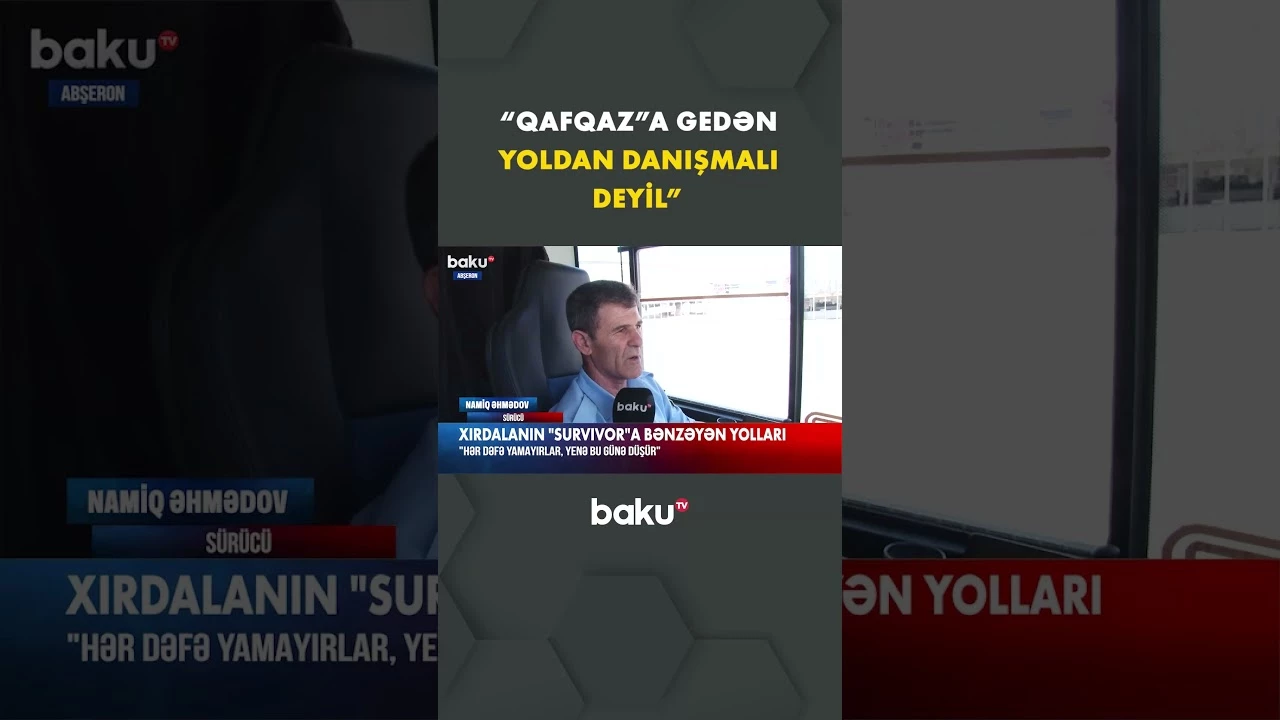 Bu yoldan keçmək mümkün deyil - Baku TV