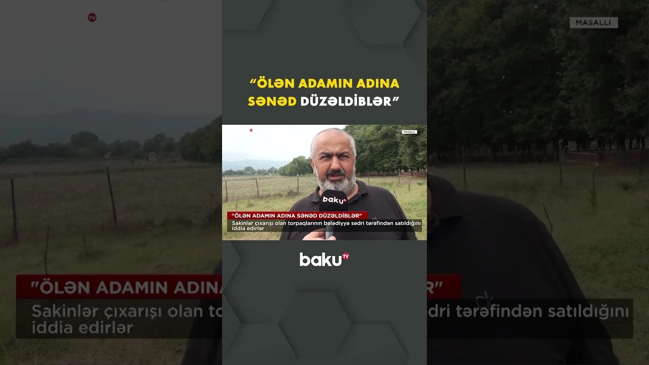 Bələdiyyə və sakinlər üz-üzə - Baku TV