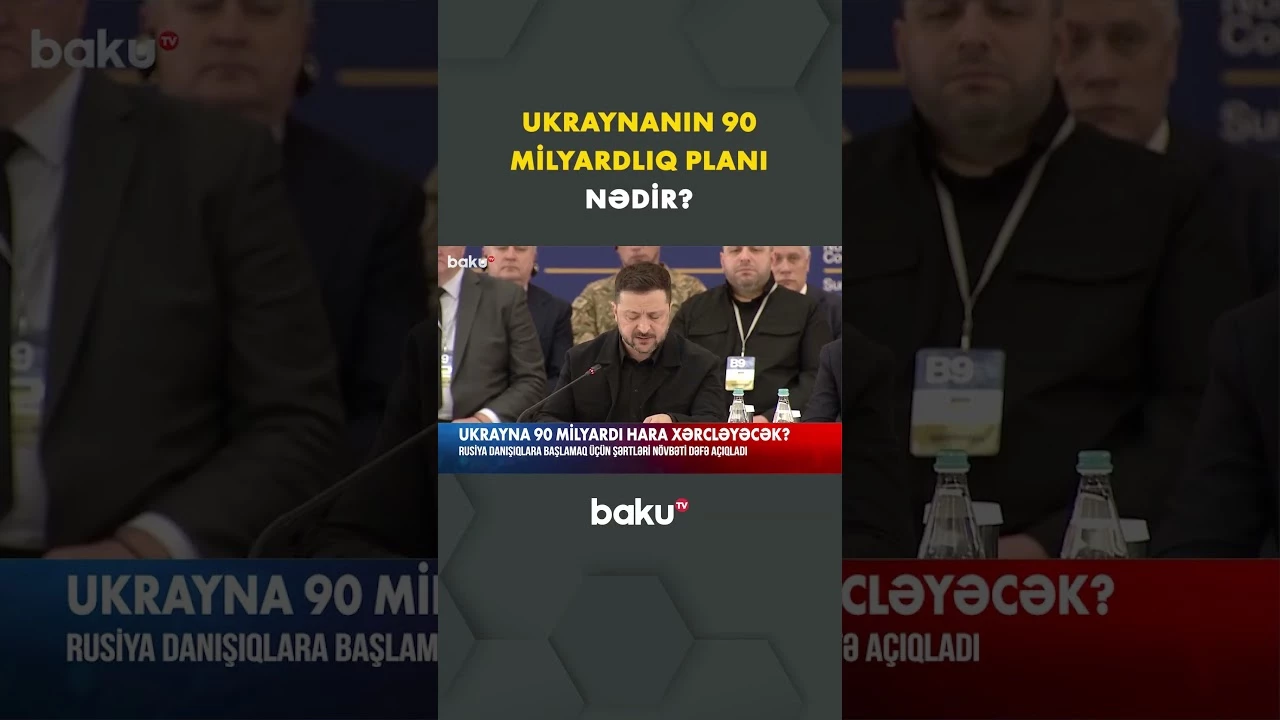 90 milyard dollar Ukraynada hansı istiqamətlərə sərf olunacaq? - Baku TV
