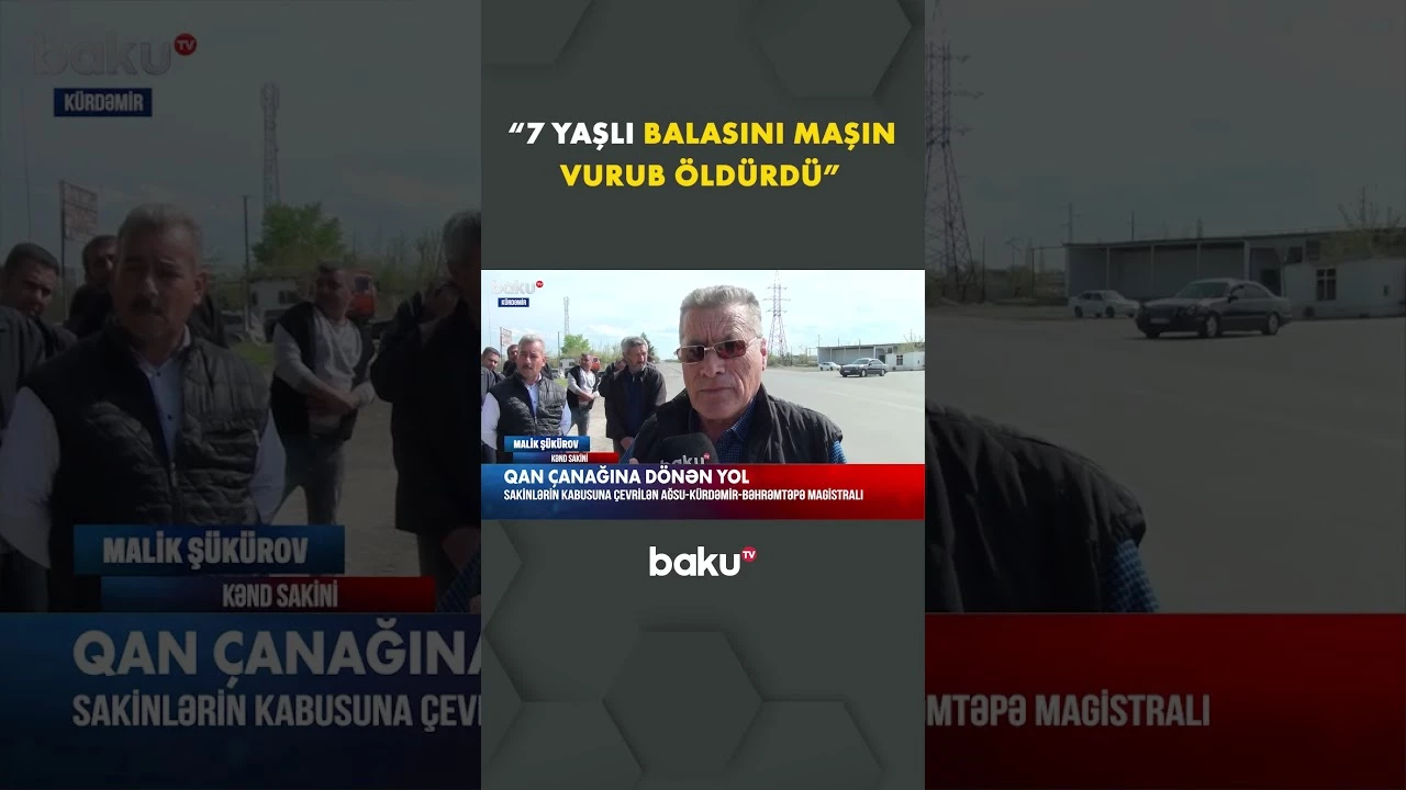Bu yol sakinlərin həyatına təhlükə yaradır - Baku TV