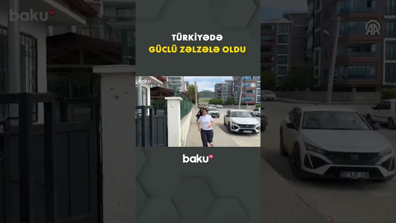 Türkiyədə zəlzələ baş verdi | Hər kəs təşviş içində - Baku TV