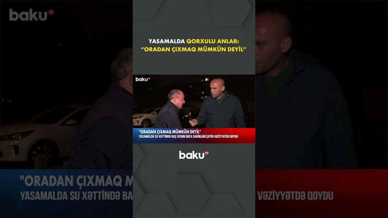 “Partlayış oldu, evlərə...” | Sakinlər Yasamaldakı hadisədən nə danışdı? - Baku TV