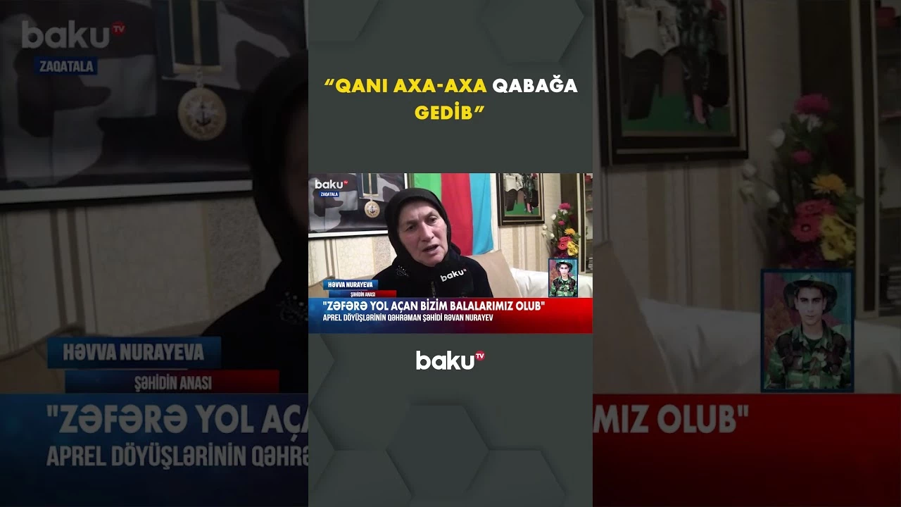 Aprel döyüşlərinin qəhrəman şəhidi Rəvan Nurayev - Baku TV