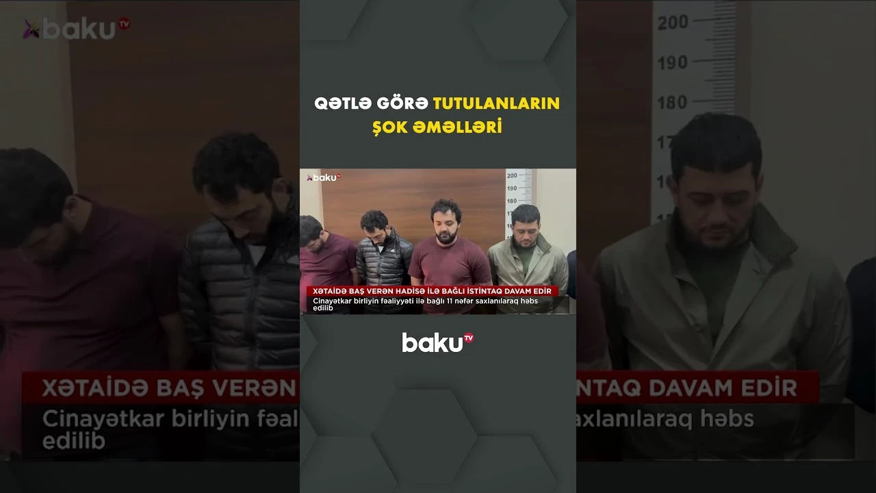 Xətaidə baş verən hadisə ilə bağlı istintaq davam edir | DİN-dən vacib məlumat - Baku TV