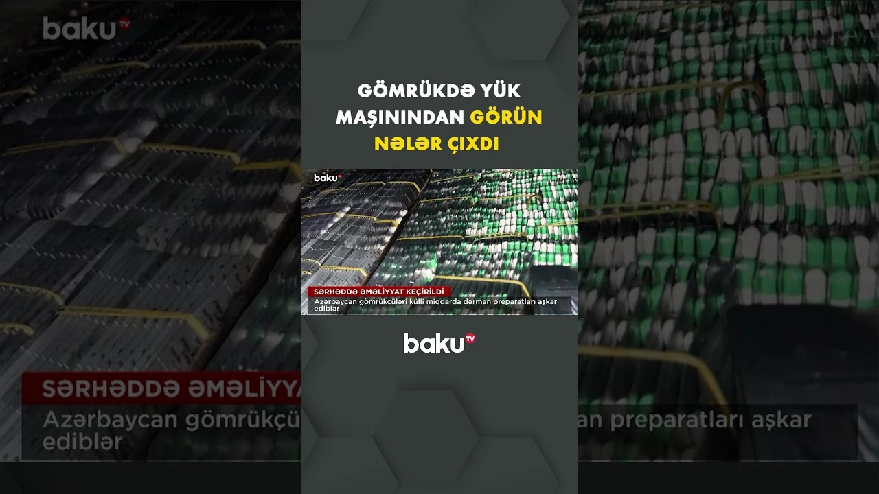 “Qırmızı Körpü” postunda şübhəli yük avtomobili saxlanıldı - Baku TV