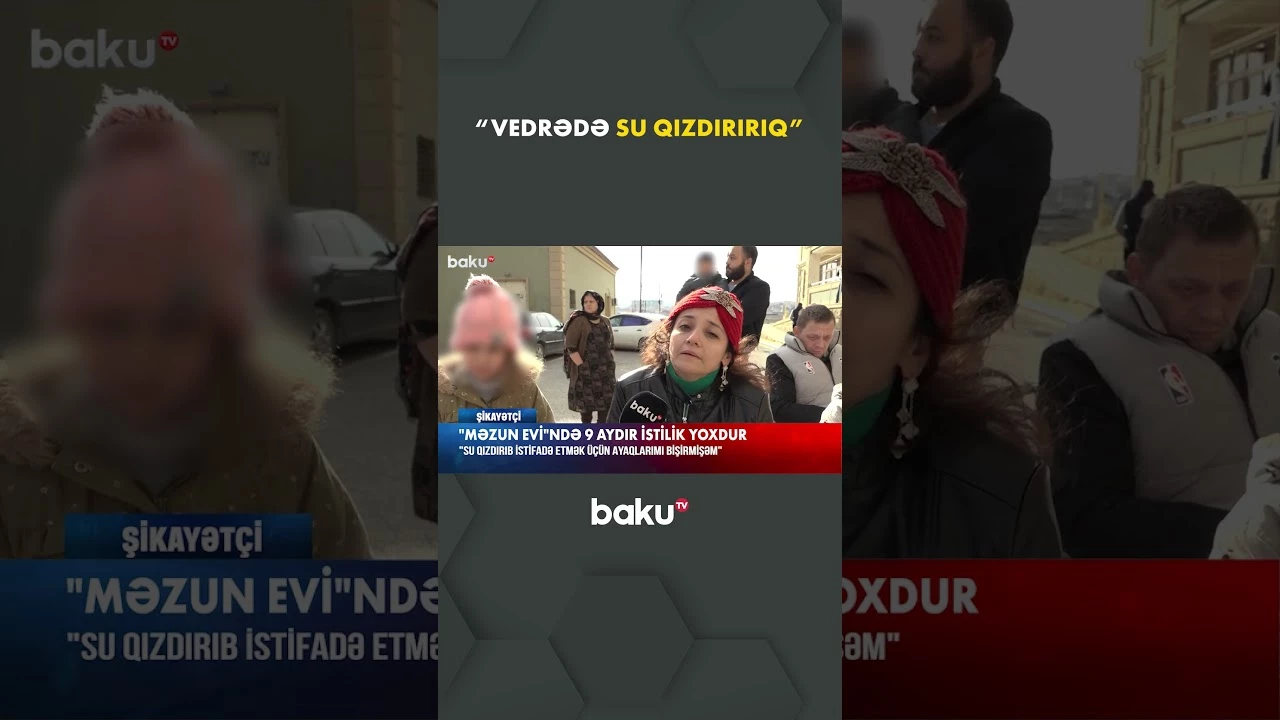 9 aydır ki, “Məzun evi”ndə isti su təminatı yoxdur - Baku TV