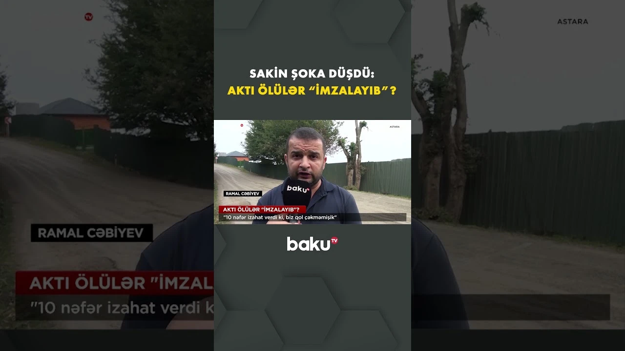 Astara sakininin başına görün nə iş gəldi - Baku TV