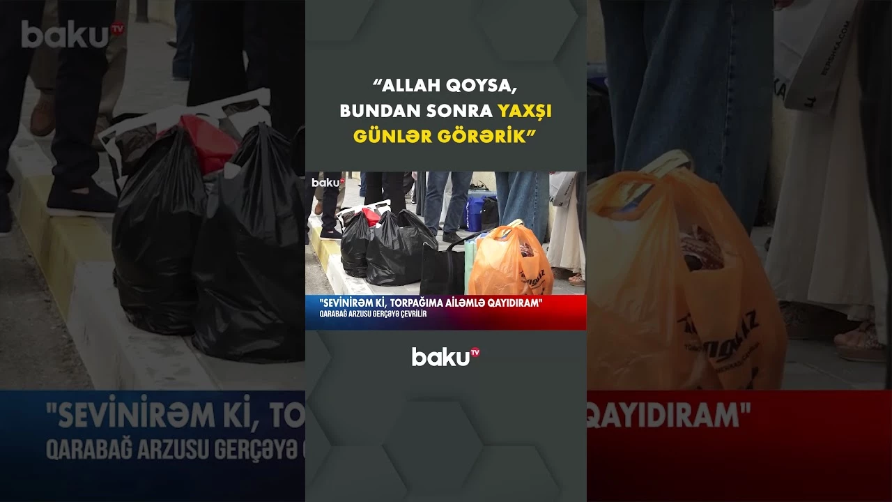 Zəngilana qayıdan sakindən qürurlandıran sözlər - Baku TV