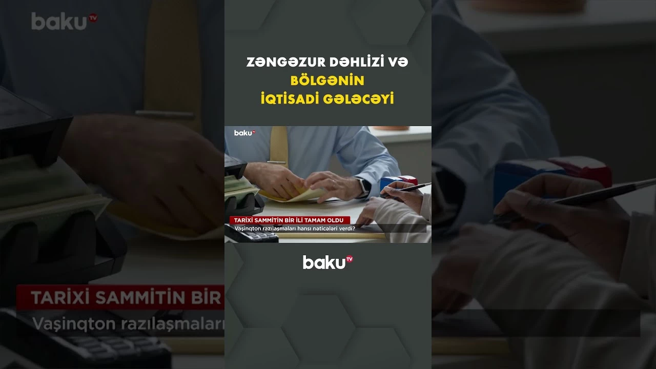 Layihə regionda davamlı sülhün iqtisadi əsaslarının möhkəmləndirilməsini hədəfləyir - Baku TV