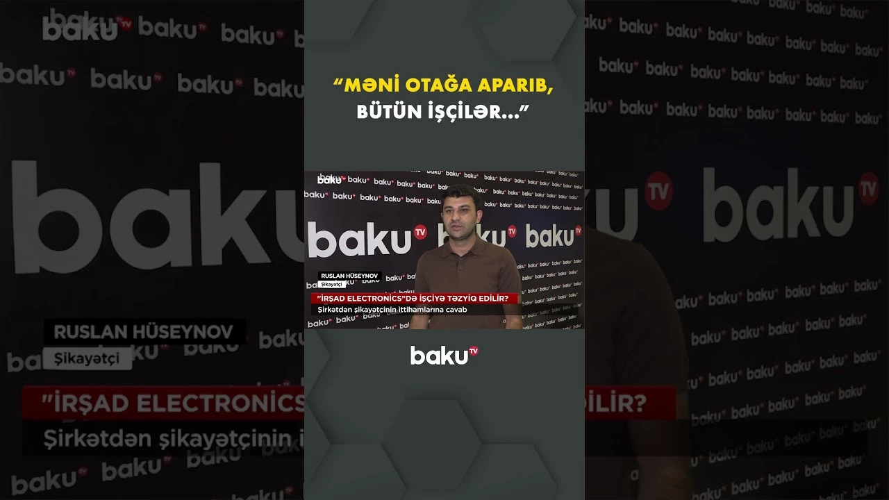 Müştəri şirkət nümayəndəsinin başına görün nə iş açdı - Baku TV