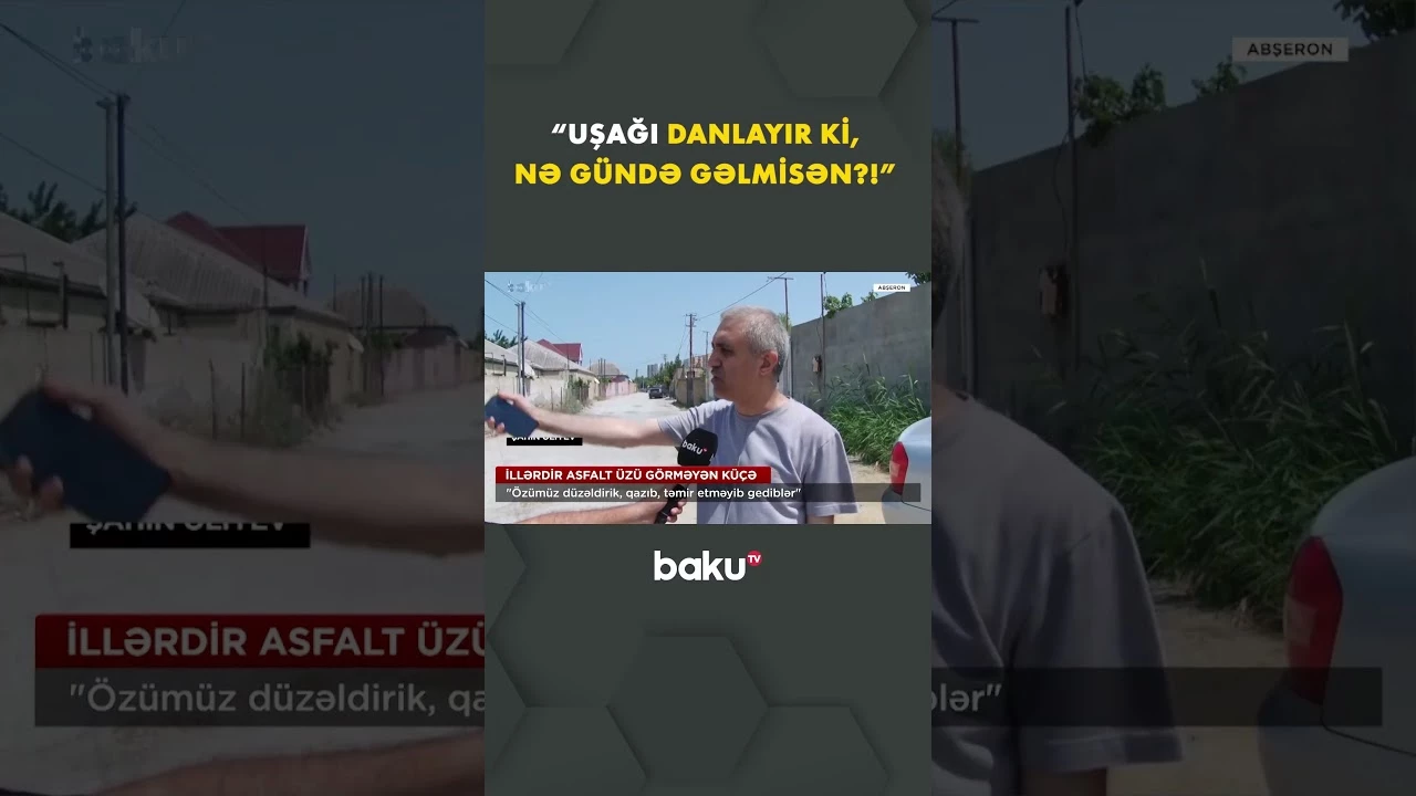 Saray sakinlərinin problemi nədir? - Baku TV