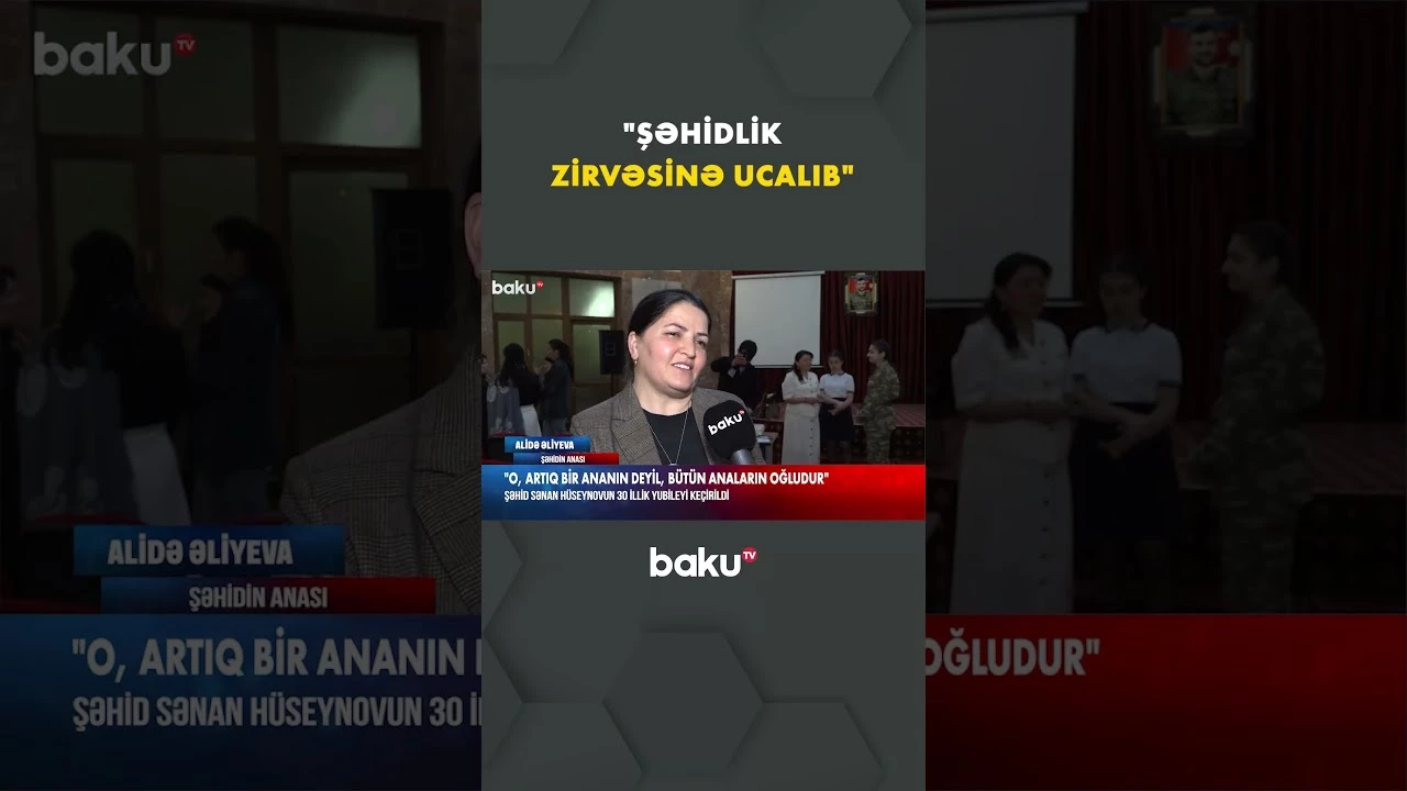 Şuşa şəhidi Sənan Hüseynovun anası danışdı - Baku TV