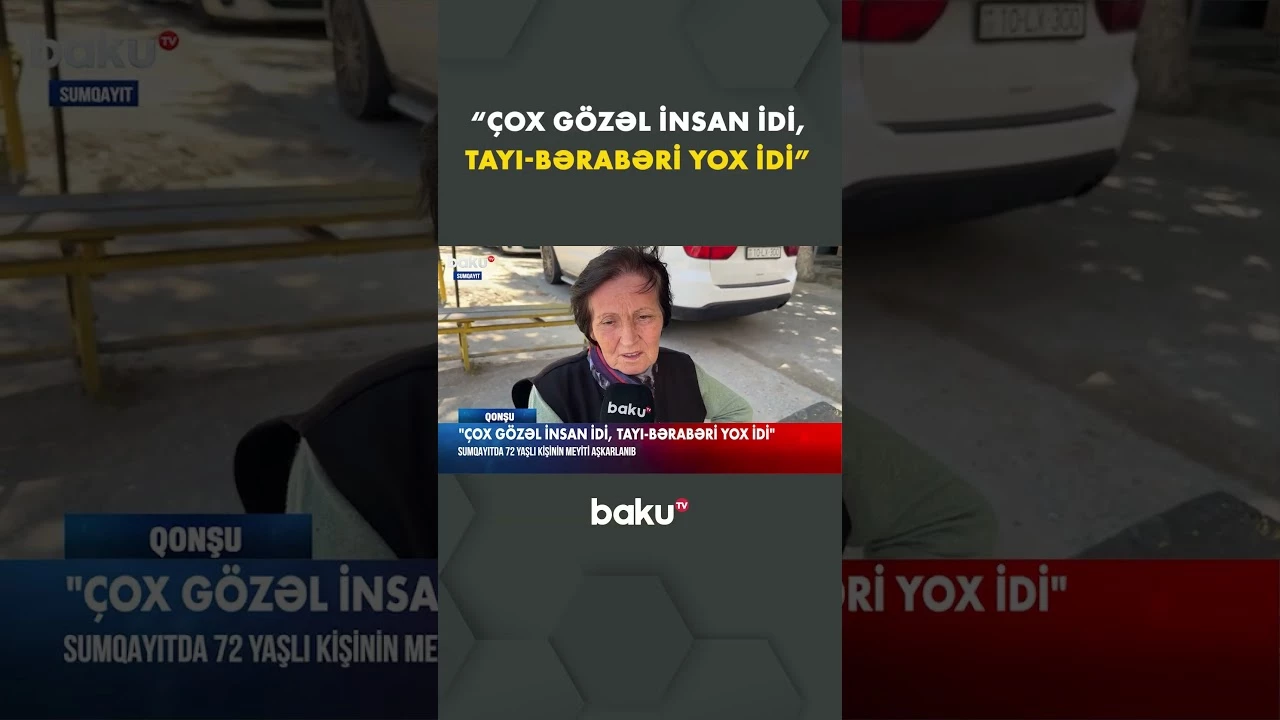 72 yaşlı kişinin faciəvi sonu - Baku TV