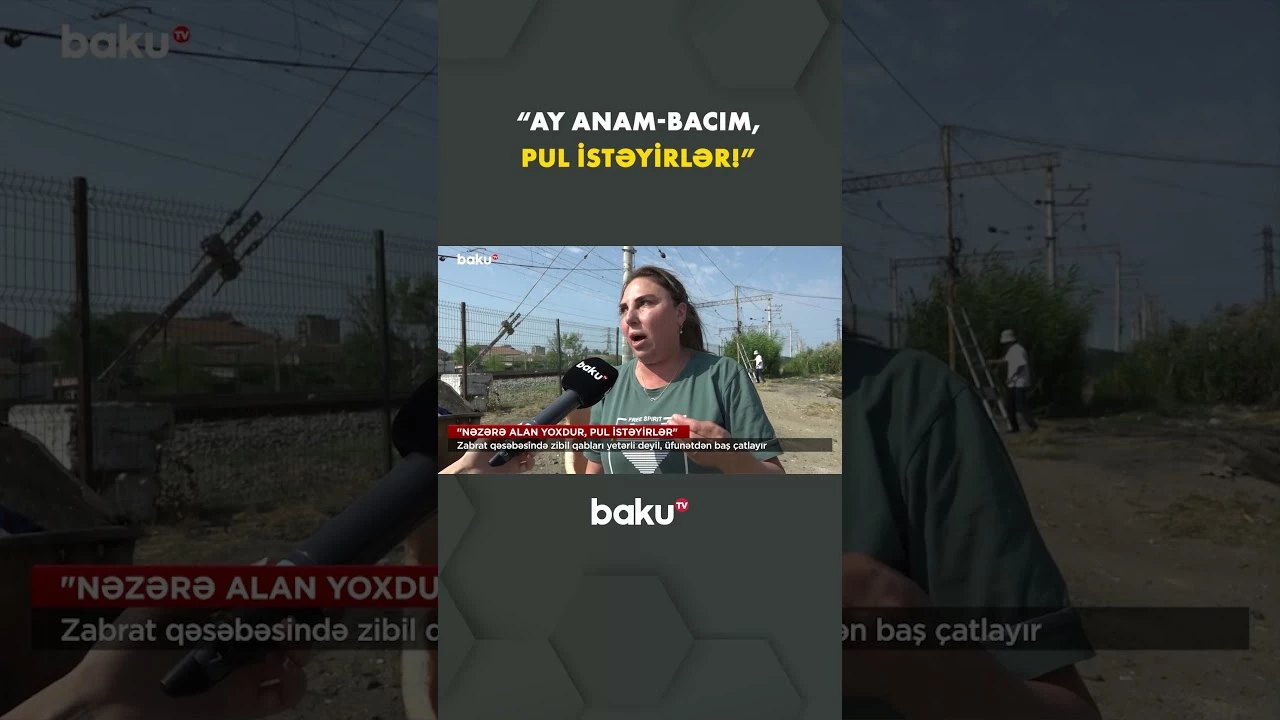 Problem sakinlərin həyatını iflic edib - Baku TV