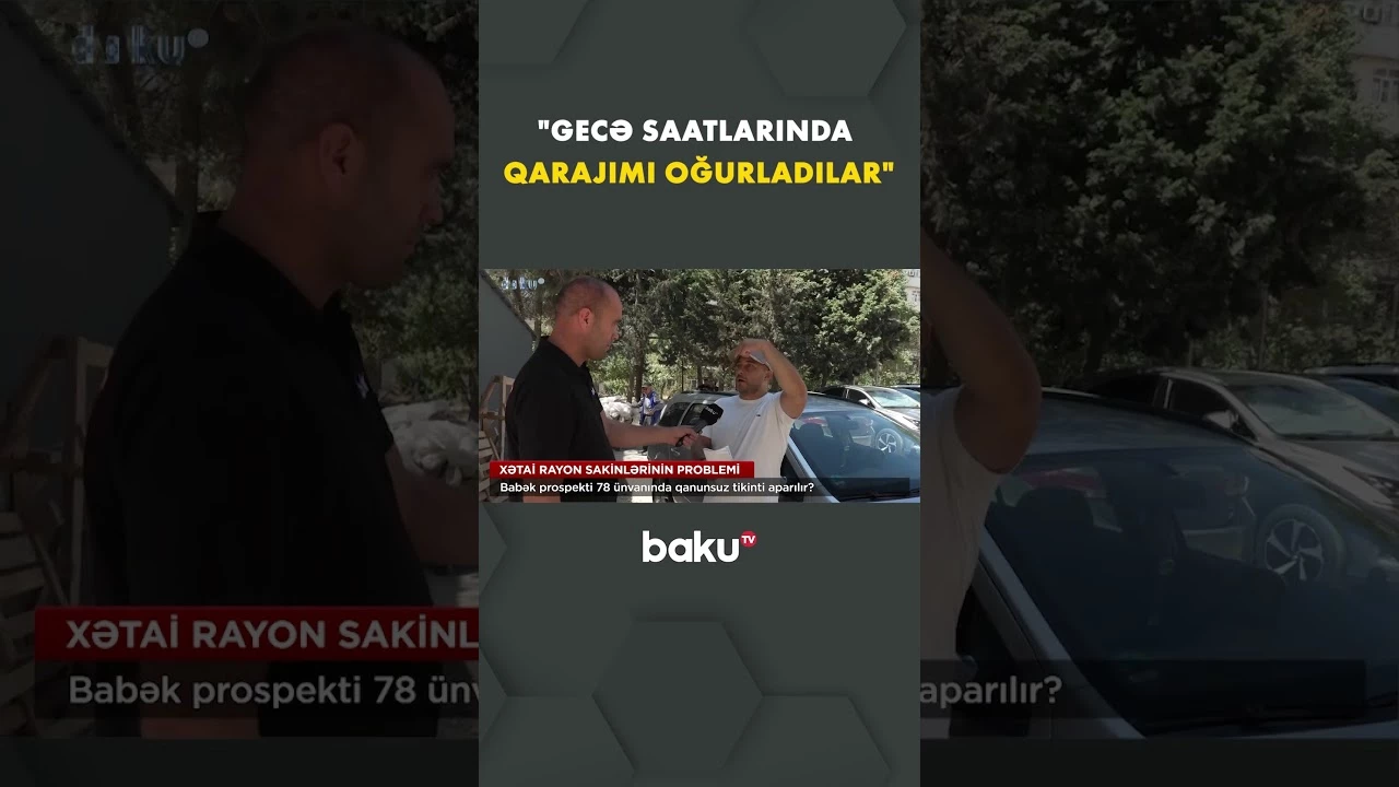 Xətai sakinlərindən qanunsuz tikinti iddiası - Baku TV