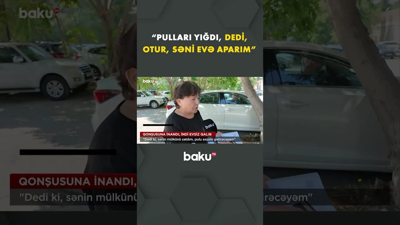 Qonşu ev sahibini aldadıb görün nə etdi... - Baku TV
