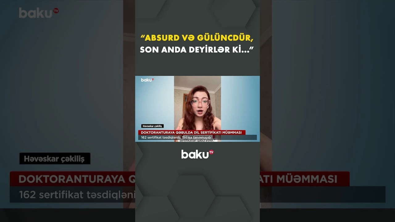 Doktoranturaya qəbulda narazılıq yaradan proses - Baku TV