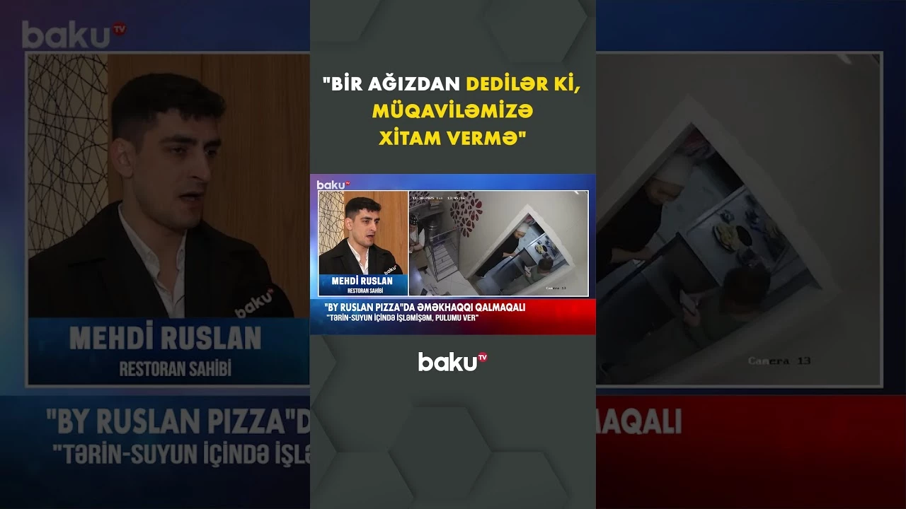 Restoran sahibindən iddialarla bağlı açıqlama - Baku TV
