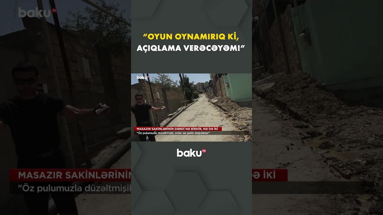 Qurumun nümayəndəsi suallardan belə qaçdı - Baku TV