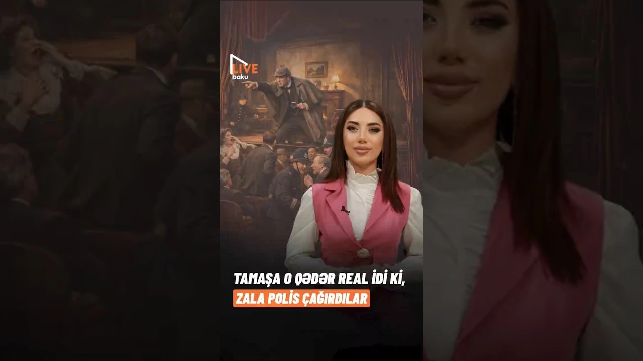 Tamaşa o qədər real idi ki, zala polis çağırdılar - Baku TV
