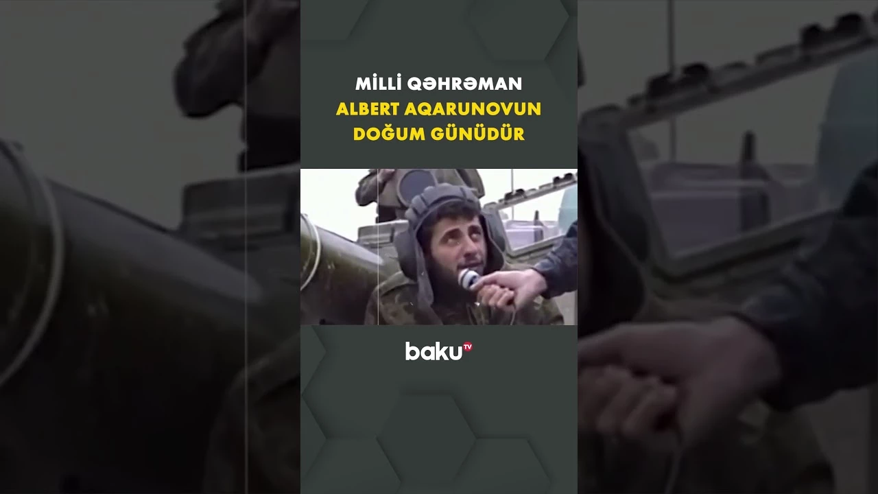 Milli Qəhrəman Albert Aqarunovun doğum günüdür - Baku TV