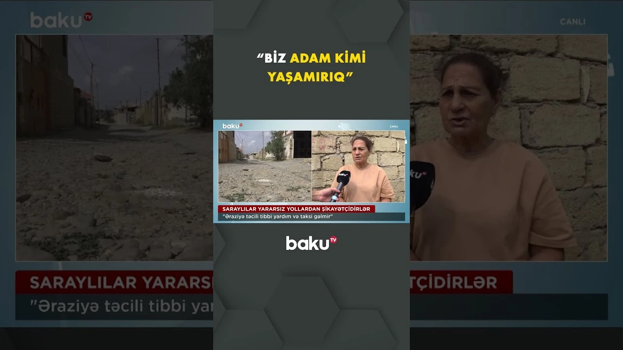 “Biz adam kimi yaşamırıq” - Baku TV