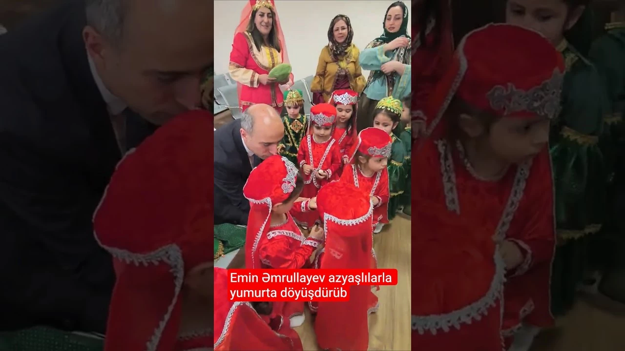 Nazir 1 nömrəli uşaq bağçasında azyaşlılarla yumurta döyüşdürüb - Baku TV