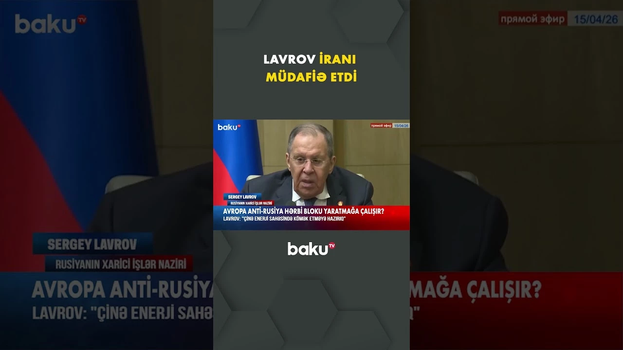 Lavrovdan İranla bağlı mühüm açıqlama - Baku TV