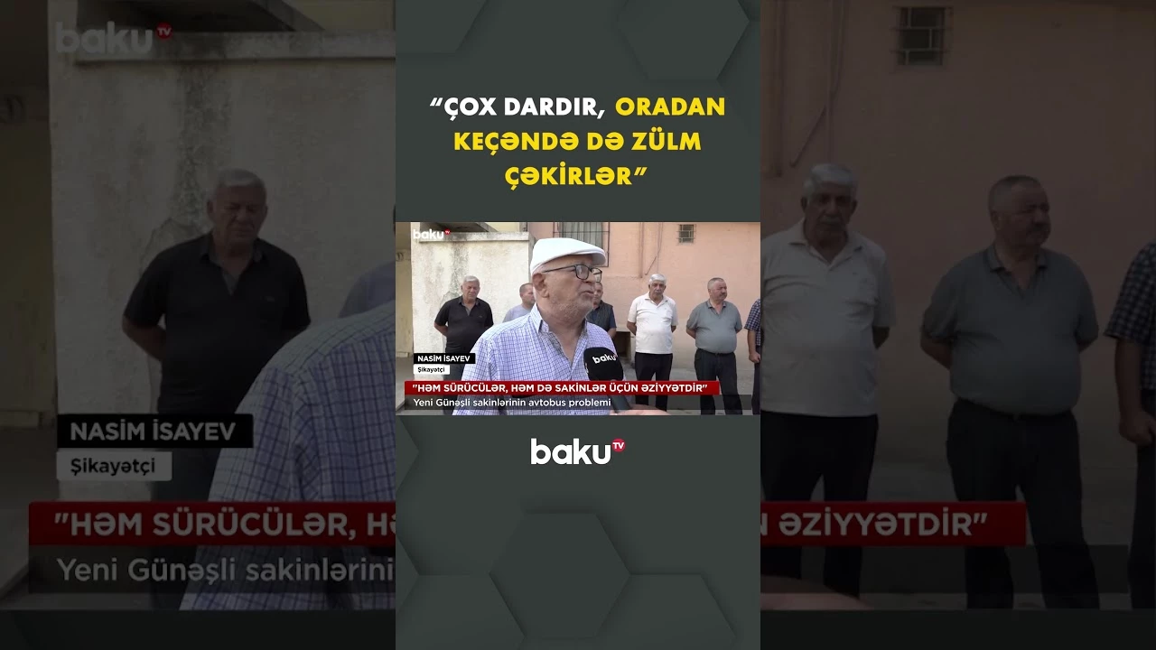 Yeni Günəşli sakinləri çıxılmaz durumda - Baku TV