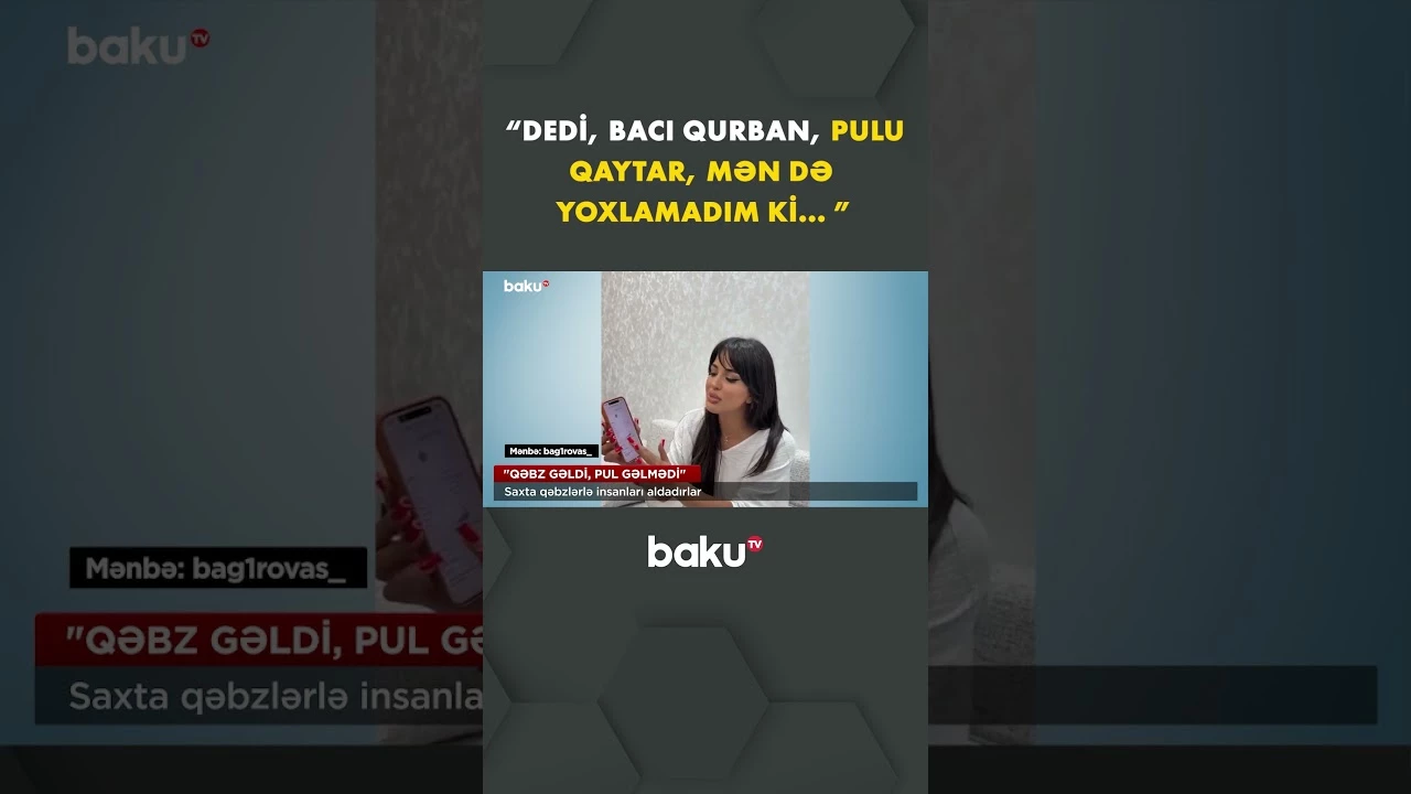 Sakin başına gələn hadisəni anbaan danışdı - Baku TV