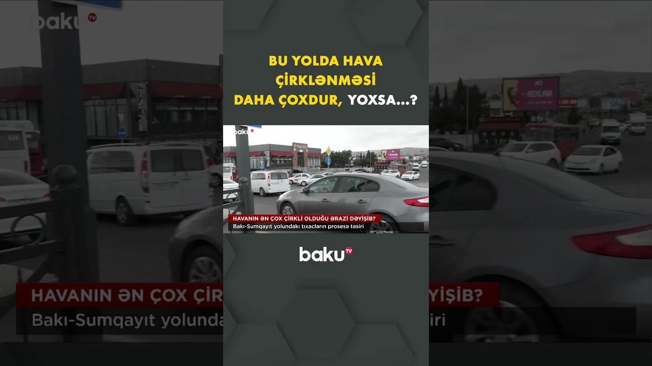 Bu yolda günün hər saatında sıxlıq var - Baku TV