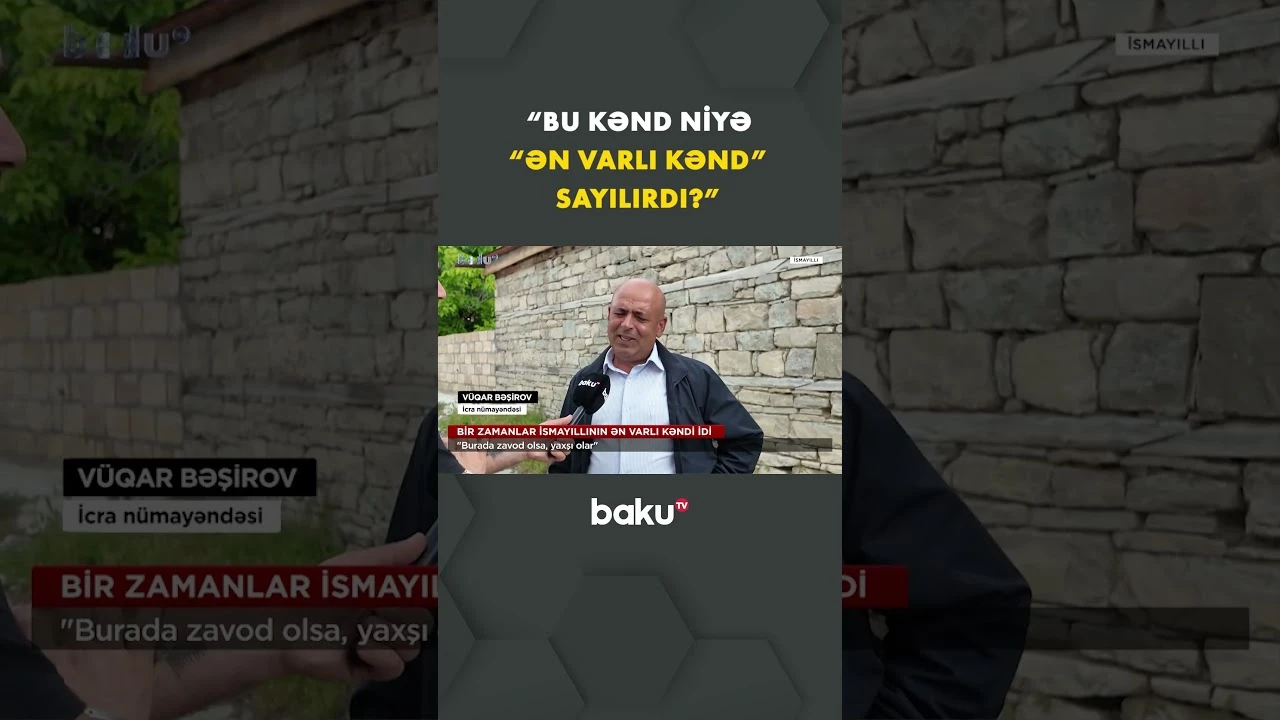 İcra nümayəndəsi kəndlə bağlı yayılan xəbərə münasibət bildirdi - Baku TV