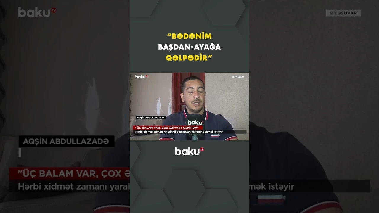 Çətin duruma düşən ailə danışdı - Baku TV