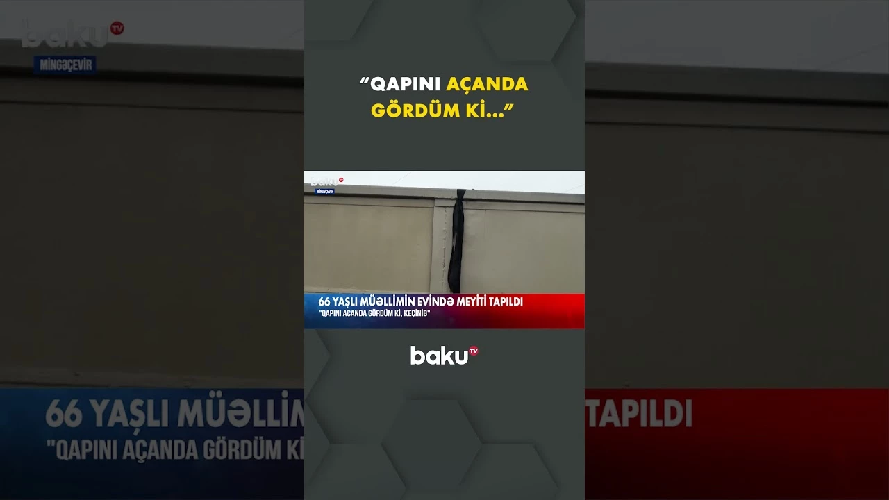 Mingəçevirdə dəhşətli hadisə - Baku TV
