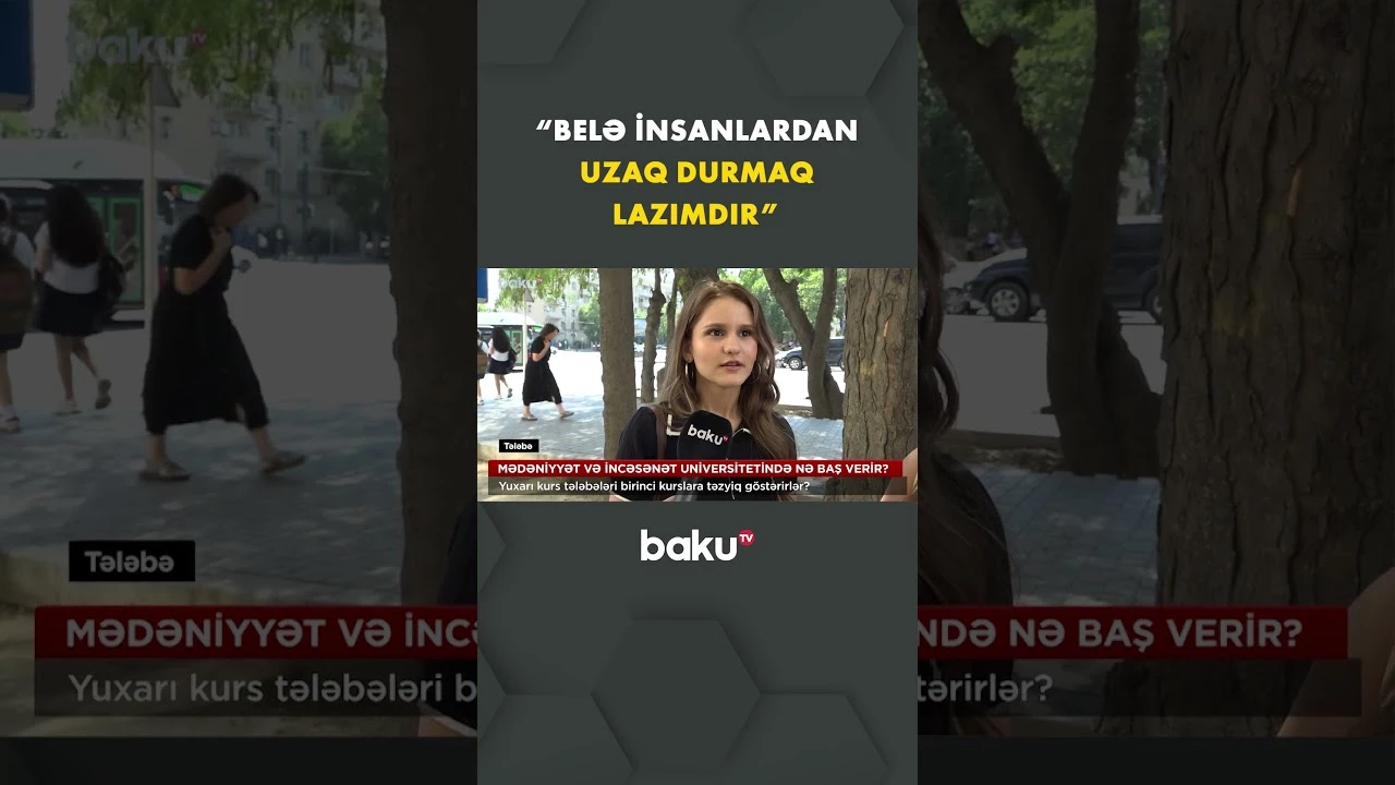 Tələbələr iddialarla bağlı cavab verdi - Baku TV