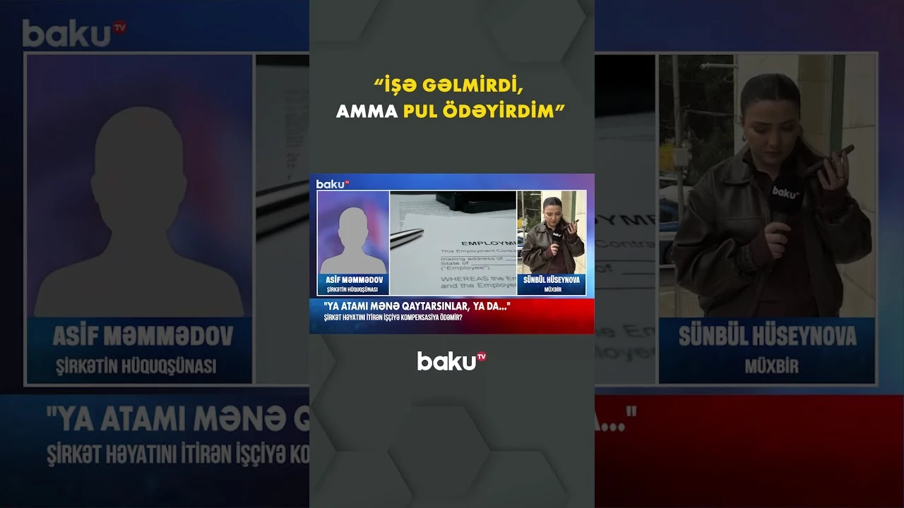 Mərhumun ailəsi ilə şirkət arasında nə baş verir? - Baku TV