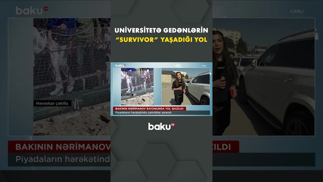 Bu yoldan keçmək əsl zülmə çevrilib | Nərimanovda sakinlərin səbri tükəndi - Baku TV