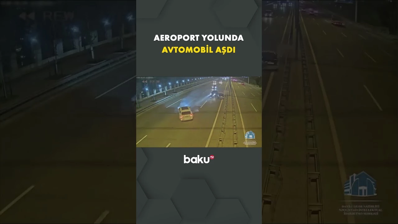 Aeroport yolunda ağır qəza - Baku TV