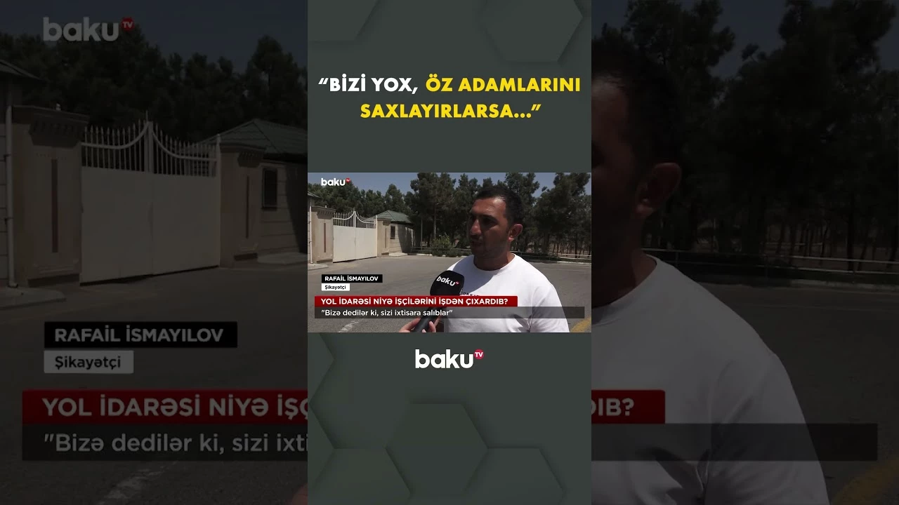 İşindən olan vətəndaş danışdı - Baku TV