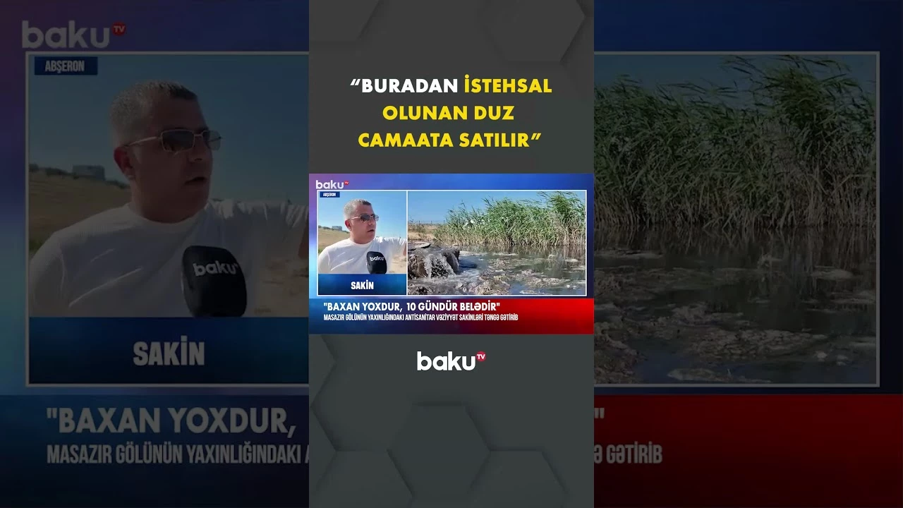 Sakinləri təngə gətirən kanalizasiya problemi - Baku TV