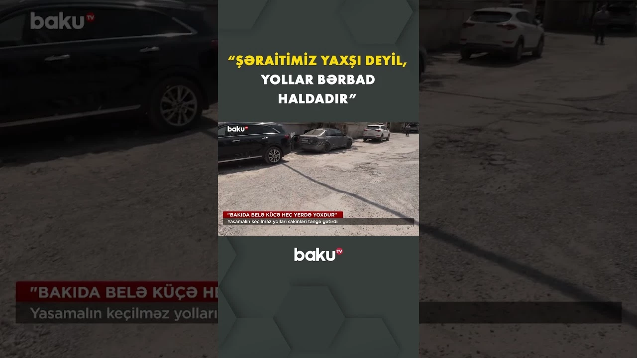 Yasamalın bu yolları niyə keçilməzdir? - Baku TV