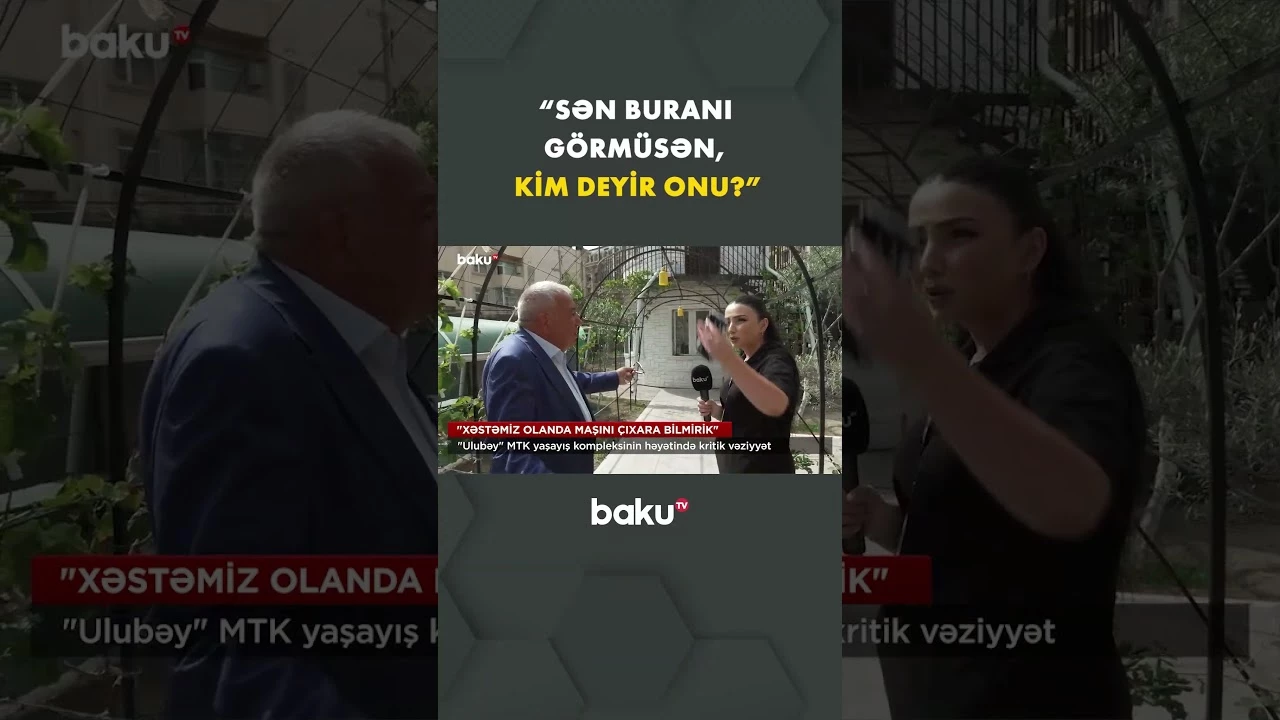 Sakinlər çıxış yolu gözləyirdi, MTK sahibi görün nə dedi - Baku TV