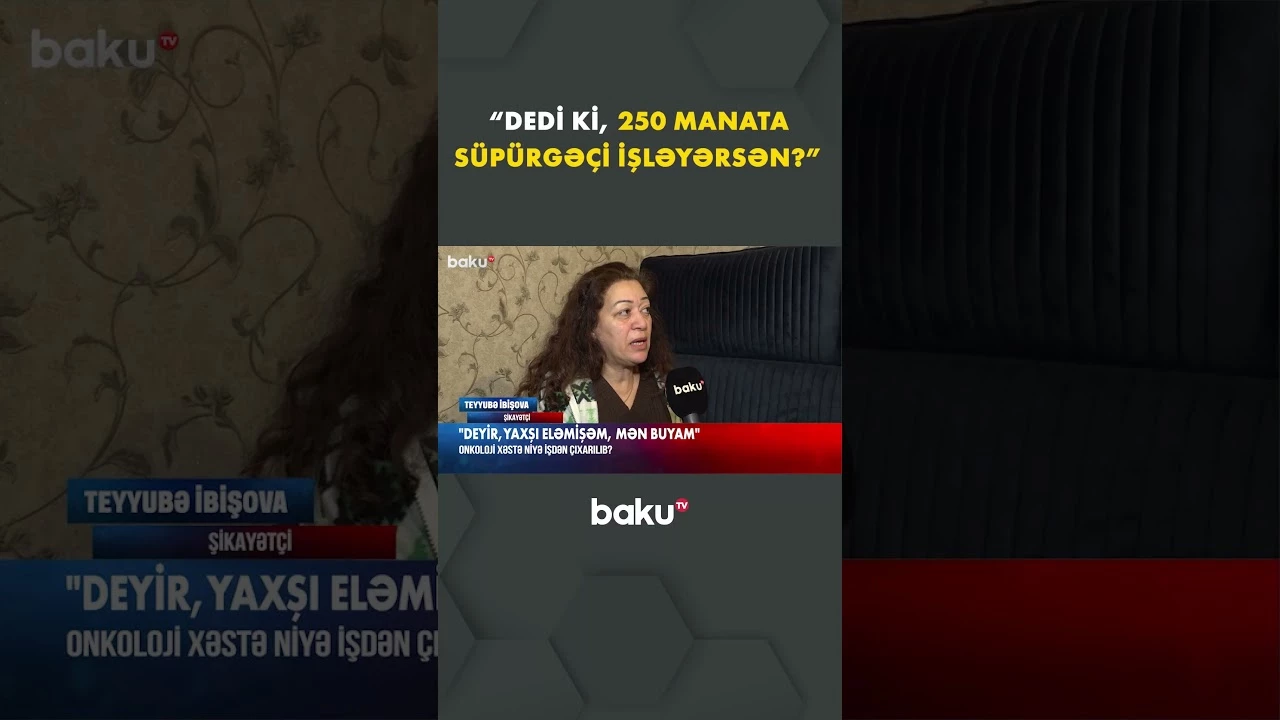 Onkoloji xəstə Teyyubə İbişova nələri açıqladı? - Baku TV