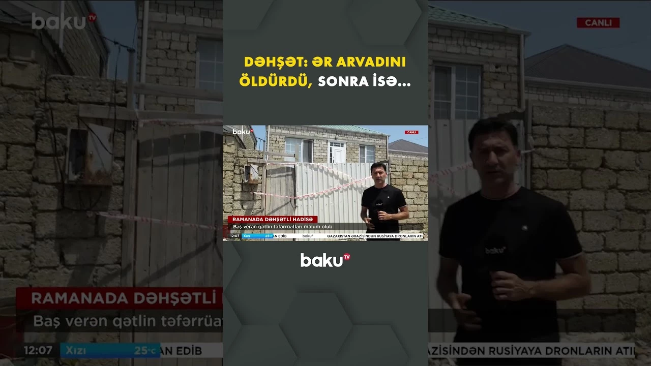Bakıda dəhşətli ailə faciəsi | Həbsdən çıxan kişi öz evində qan tökdü - Baku TV
