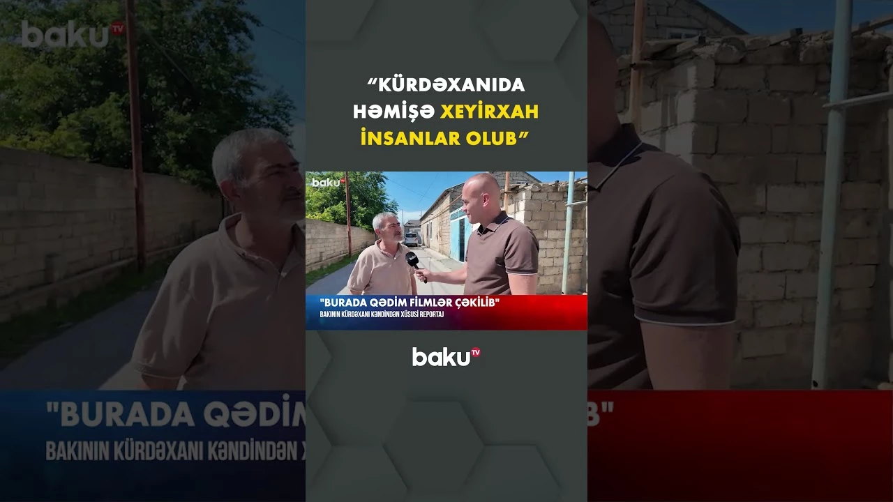 Kürdəxanı sakinlərinin gündəlik həyatından reportaj - Baku TV