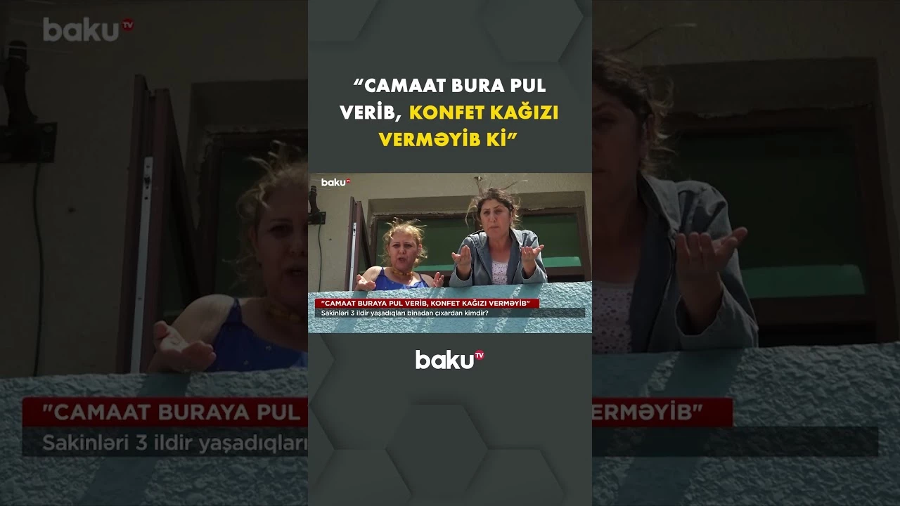 3 illik mənzil qalmaqalı | Sakinlər məcburi şəkildə çıxarılır - Baku TV