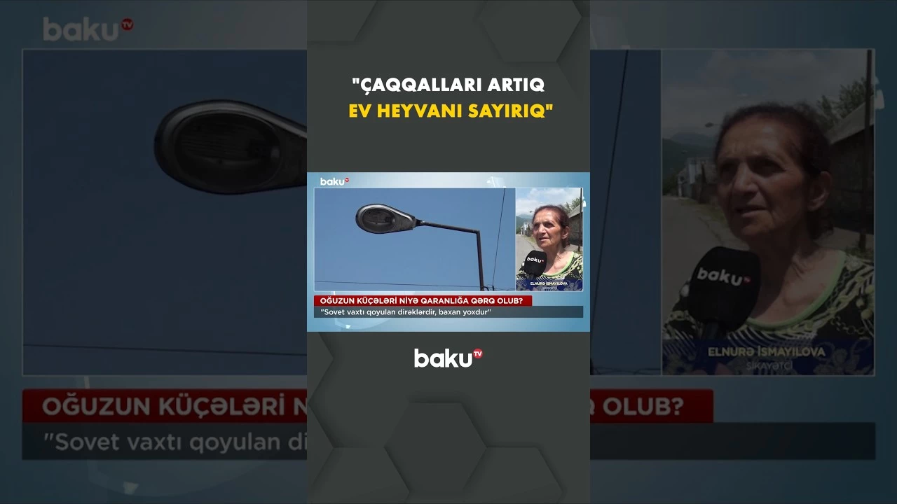 Oğuzun küçələri niyə qaranlığa qərq olub? - Baku TV