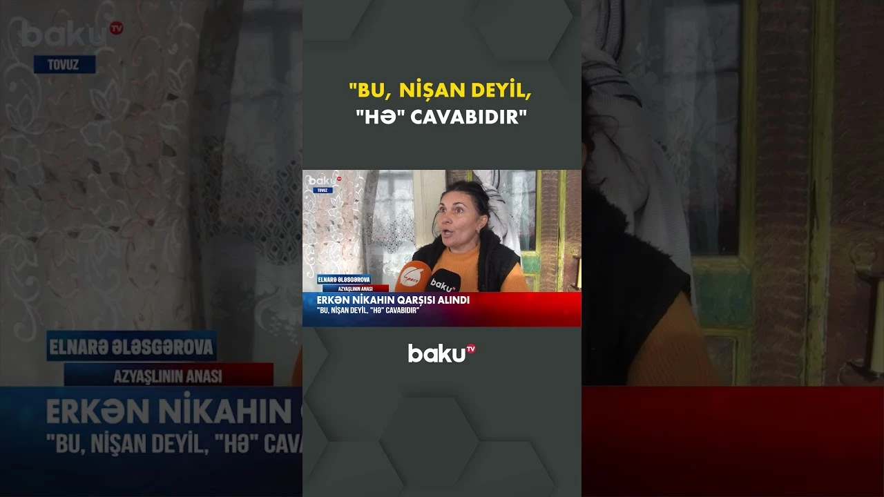 Tovuzda erkən nikahın qarşısı alındı - Baku TV